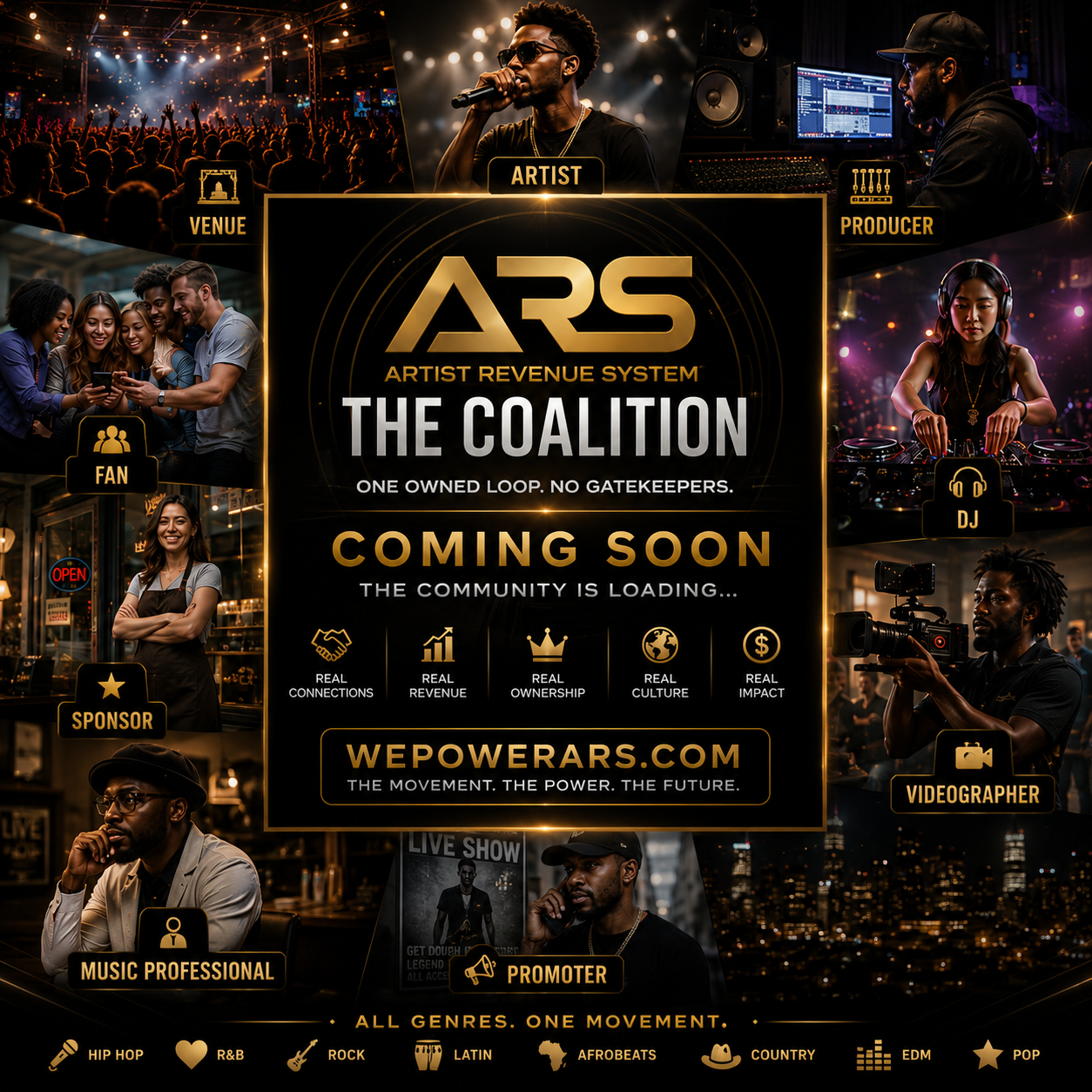 ARS The Coalition — Coming Soon. One owned loop, no gatekeepers.
